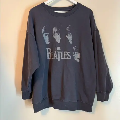 Tailgate The Beatles Crewneck Pullover Sweatshirt Brand Women’s Large Charcoal