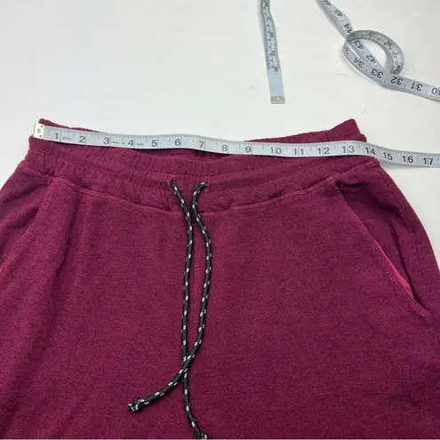 Sundry Jogger Womens Size 2 Medium 8 - 10 Burgundy Wine Pull-on Pant Pockets