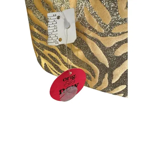 VTG Gold Sequin Clutch Handbag Purse Night Out Party Birthday Princess NWT