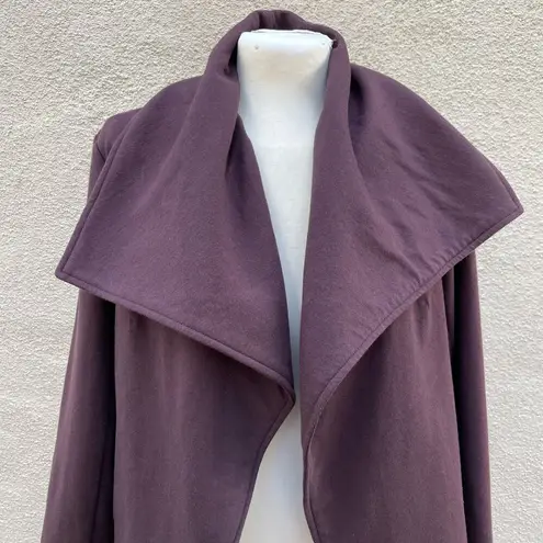Vulin Purple Wide Collar Open Sweatshirt Cardigan 40/L Size L