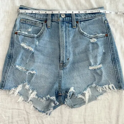 Abercrombie & Fitch  Ultra High Rise Mom Denim Jean Shorts Size 26