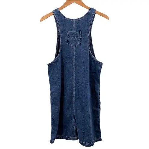 Vintage Y2K 90's Warner Brother Looney Tunes Embroidered Denim Dress Size Small Blue