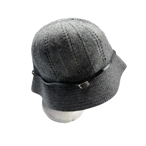 Banana Republic Banana‎ republic gray knit lambswool bucket cap women's M/L
