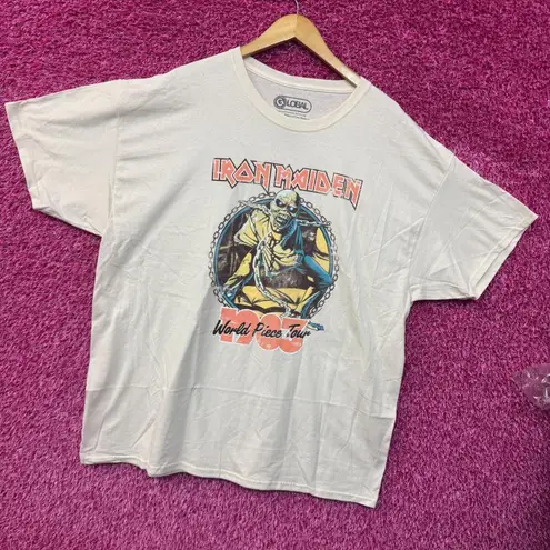 Iron Maiden World Piece Tour 1983 Heavy Metal Band Tee 2XL