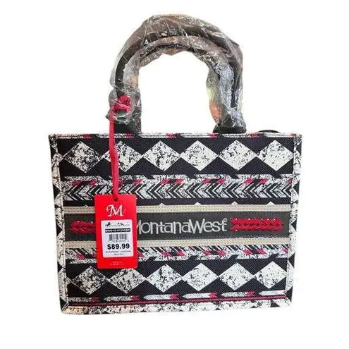 Montana West Concealec Carry Textile handbage 10.7" X 5" X 8.5" (w/strap 46") - Image 1