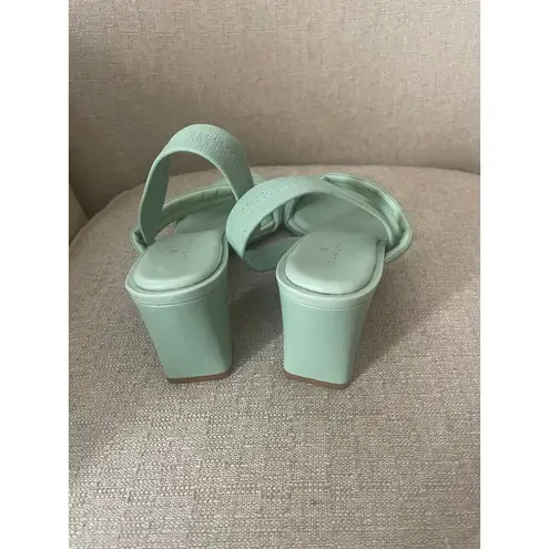Caslon Lennyn Slingback Sandal, Mint Green Leather, S83