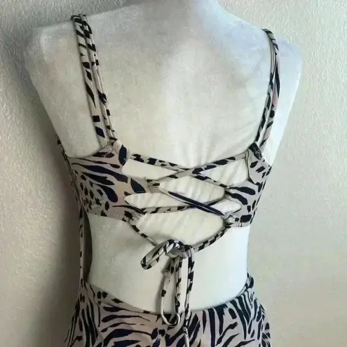 Shade & Shore  Women's Double Strap Tie Back Monokini‎ One Piece Swimsuit