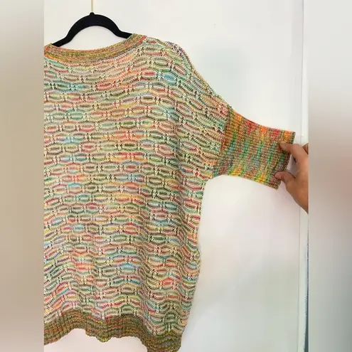 Kaktus Ladies Multicolor Stretchy 3/4 Sleeve Retro 80s