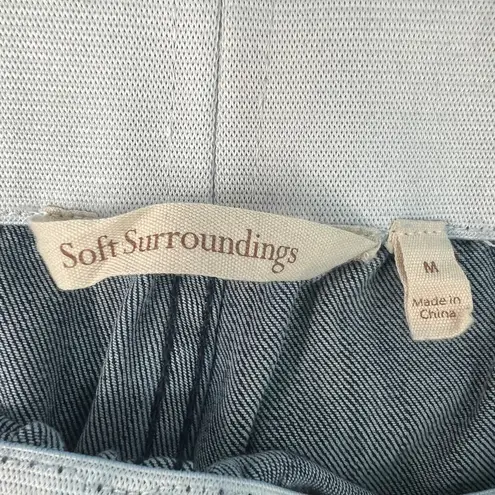 Soft Surroundings Pull On Elastic Waist Dark Wash Womens Pants Jeans Size Medium