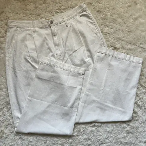 Madewell Jeans The Harlow Wide-Leg Baggy Straight in Tile White 33 NWT New