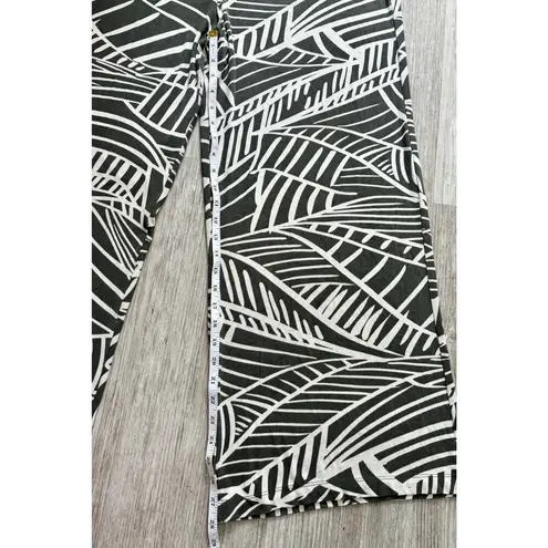 Traveler's by CHICO'S | Women's Tropical Botanical High Rise Wide Leg Pants | 3 Green Size 23