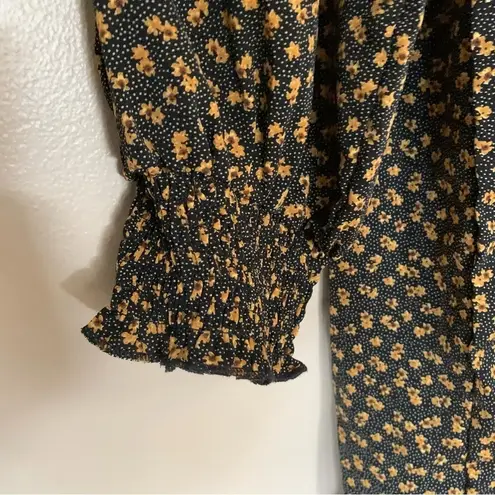Daisy Street NWT Long-sleeve Ruffle Mini Dress Ditsy Floral Size 4X