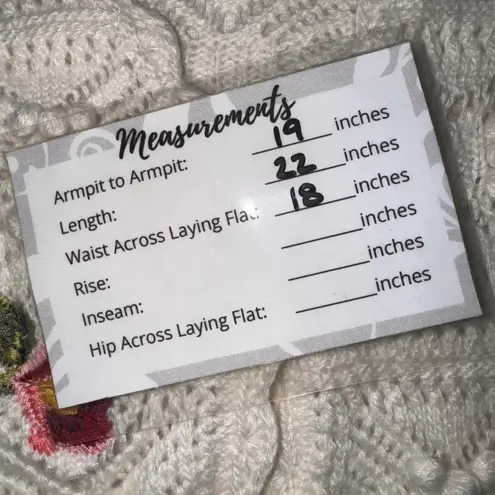 Sundance Cream Crochet Knit Cardigan Sweater Floral Embroidered Womens PL