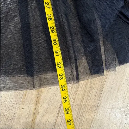 Reformation black tulle skirt NWT