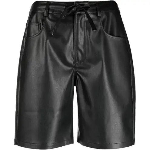 Proenza Schouler NWT PSWL Faux Leather Midi Shorts Size 2