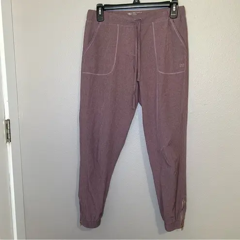 ALBION FIT Jetsetter Ankle Zip Jogger Pants with Pockets Women’s Size XS