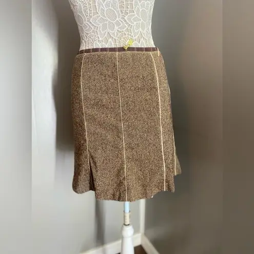 Piazza Sempione Brown Skirt Size M