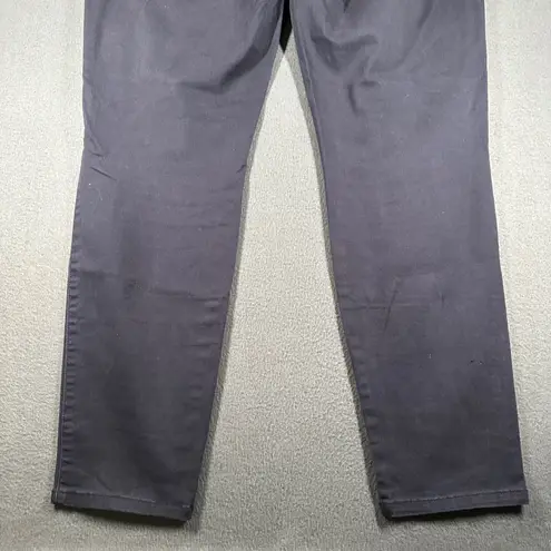 AERO Skinny Ankle Pants Womens 16 Long Navy Casual Chino Stretch Flat Front Blue