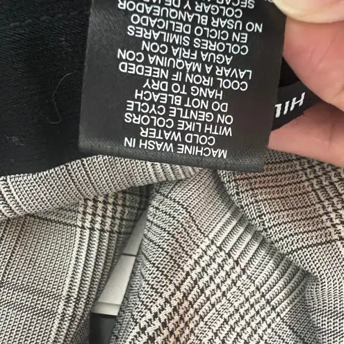 Hilary Radley Womens Pants XL Pull On High Rise Plaid Business Office Career