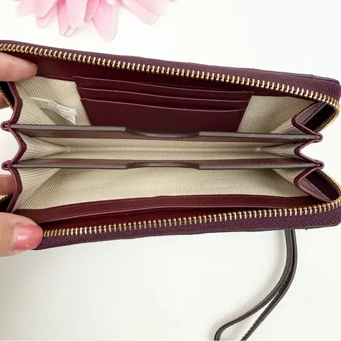 Radley London Clifton Hall Phone Wristlet Wallet Metallic Amethyst Gold Heritage