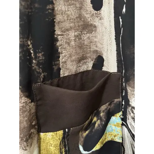 IC by Connie K Shirt Women Sz Small Asymmetrical Artsy Modern Designer City NWT