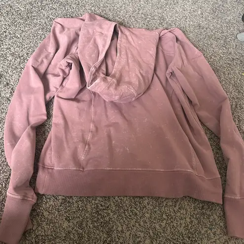 Lululemon  Scuba Pullover Size 6 Pink Acid Wash Hoodie