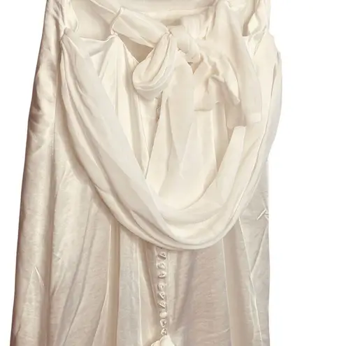 For Love & Lemons Cora Bridal Gown Dress White Size M