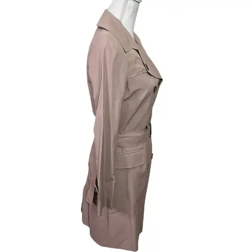 Cinzia Rocca Icons Belted Trench Coat Women’s Size 4 Tan Double Breasted Brown