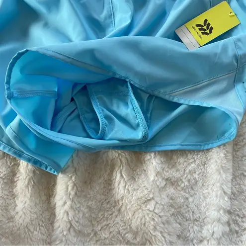 All In Motion Women's Run Shorts Light Blue 3 Inseam Size XL