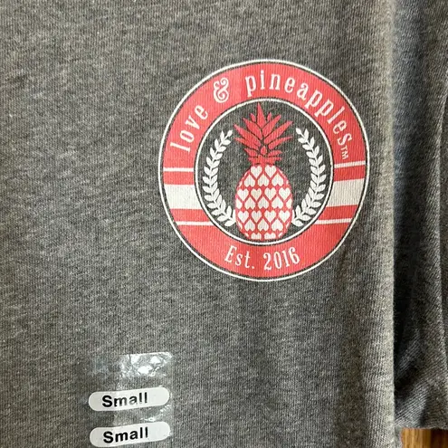 Love & Pineapples Gray Autumn T
