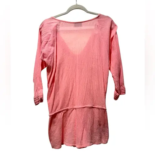 J VALDI Peach Women's Swim Cover