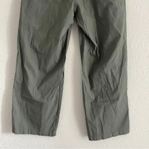 Vuori Women's Ripstop Wide Leg Pants Size Small Army Green