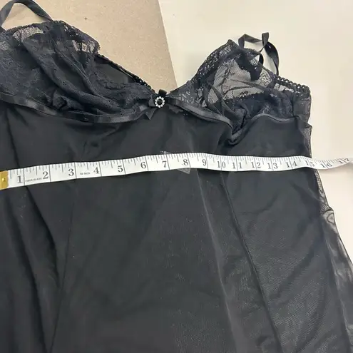 Sexy wear Elegant Black Lace Chemise very sexy 2X