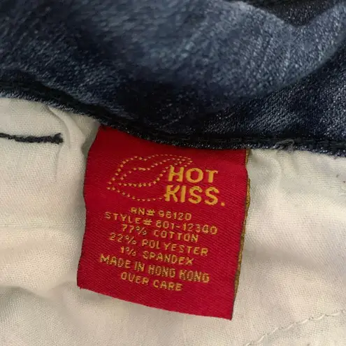 Hot Kiss Bermuda Shorts Sz 13 Low Rise Stretch Denim