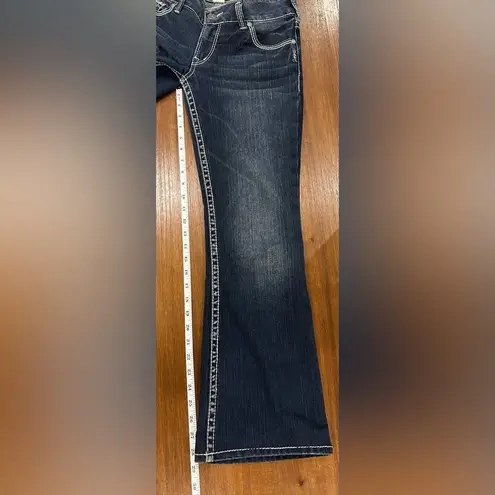 Silver Jeans Silver Suki Women's Size 27/32 Blue Bootcut Dark Wash Stretch Denim Jeans
