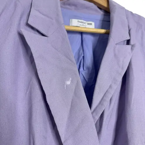 Thakoon Lilac Linen Blazer Purple Size 8
