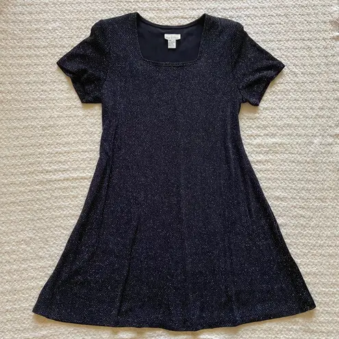 The Avenue Women's Size 14W Black Sparkle Dress Shoulder Pads