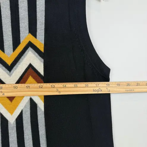 Missoni for Target Sweater Dress Women's Medium Black Zig Zag Striped Chevron