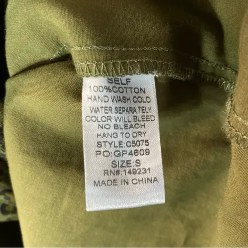 Kori Animal Print Green Jacket