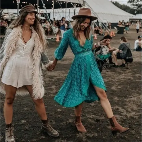 Spell and the Gypsy Jewel soirée dress Blue Size M