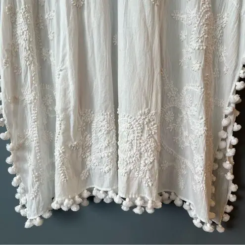 MATTA NY Kalim Hearts Kaftan White