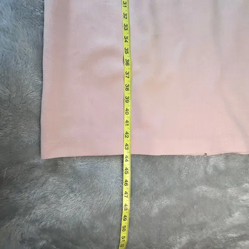 draper's & damon's Dress Womens 18 Vintage Light Pink Plain Short Sleeve Sheath