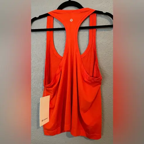 Lululemon NWT  Swiftly Tech Racerback Tank Top 2.0 Race Size 12 Solar Orange