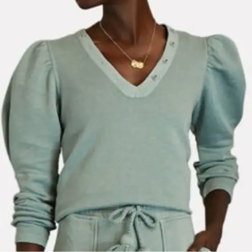 Ulla Johnson Jude Puff Sleeve
Fleece Sweatshirt