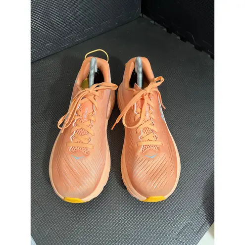 Hoka  One One Rincon 3 Peach Parfait Shoes Women's Size 9 B Running Sneakers
