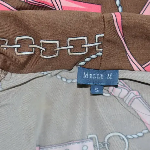 Melly M dress Equestrian Print Faux Wrap S