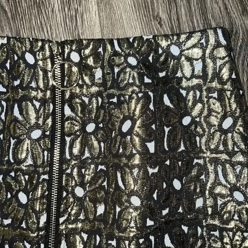 J. McLaughlin NWTs Retro daisy jacquard skirt