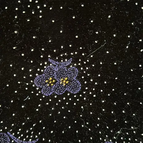 Vintage King Shing Velvet Embroidered Vest