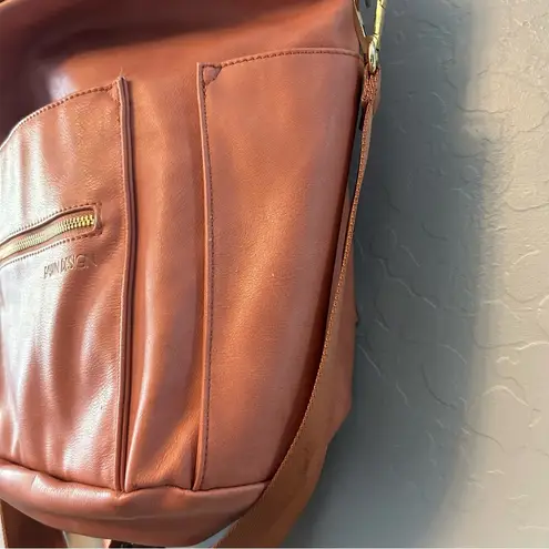 Fawn Design original size diaper bag in limited edition coral color Orange