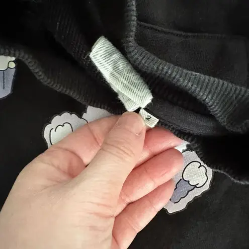 Prod BLDG Women’s Black 2 Bunny Cupcake Sweatshirt